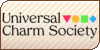 a universal charm society button